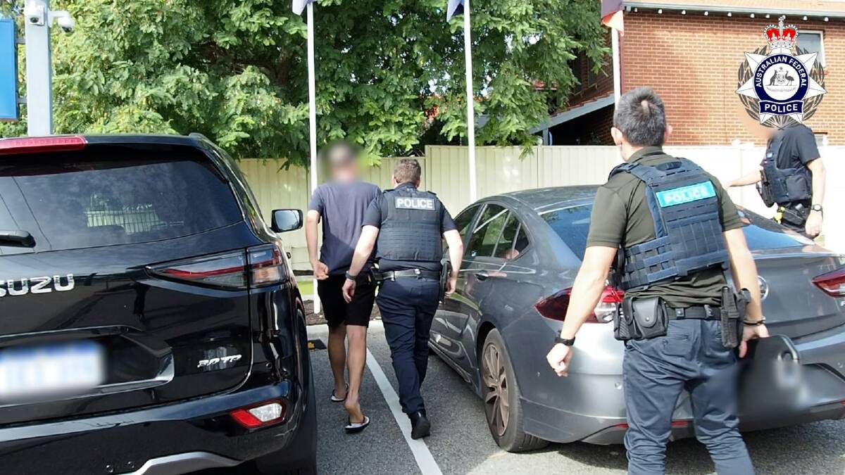 Police arrested the 42-year-old Western Australian man. Picture supplied