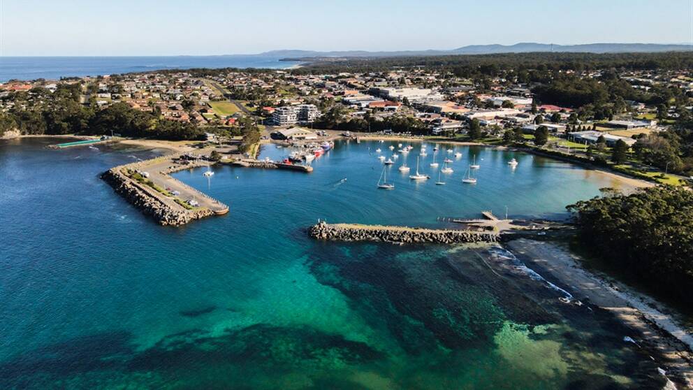 A berthing marina to cater for 19 vessels at Ulladulla Harbour has been suspended. Picture supplied.