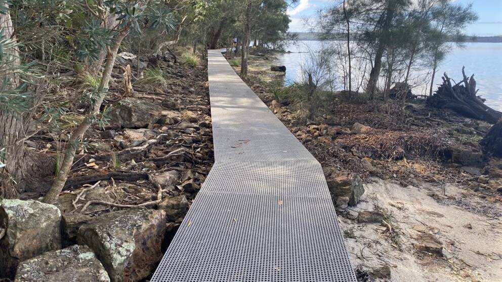 Shoalhaven Council is calling on the State Government to take over plans to build an elevated boardwalk around Ulladulla Harbour. Picture supplied.