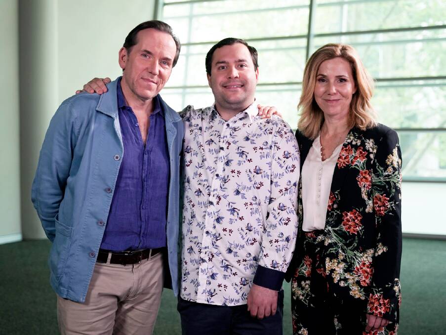 Ben Miller, Michael Theo and Sally Phillips star in Austin.