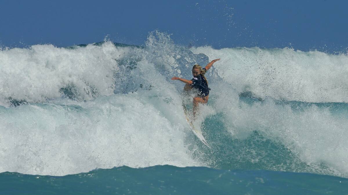 Macy Callaghan in February. Picture: JONATHAN CARROLL