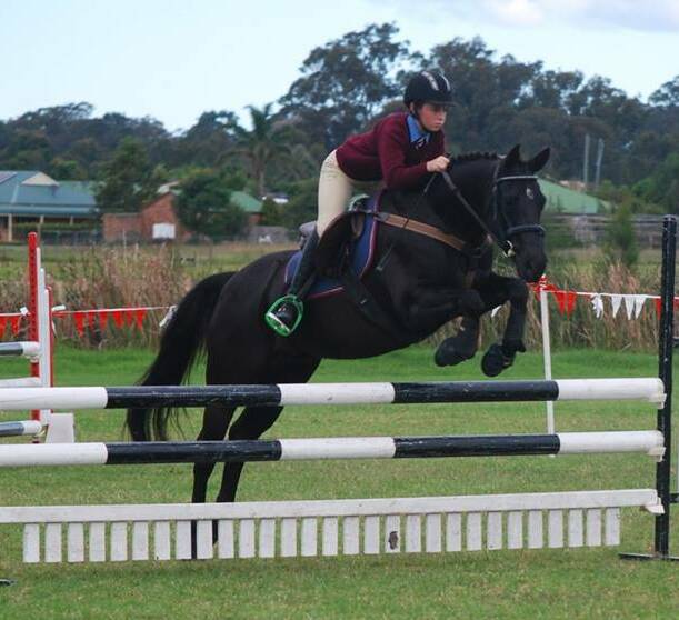 Top performance: Jack Haynes and Prince, who won B Grade reserve champion at the Zone 28 Show Jumping and Equitation Championships. 
