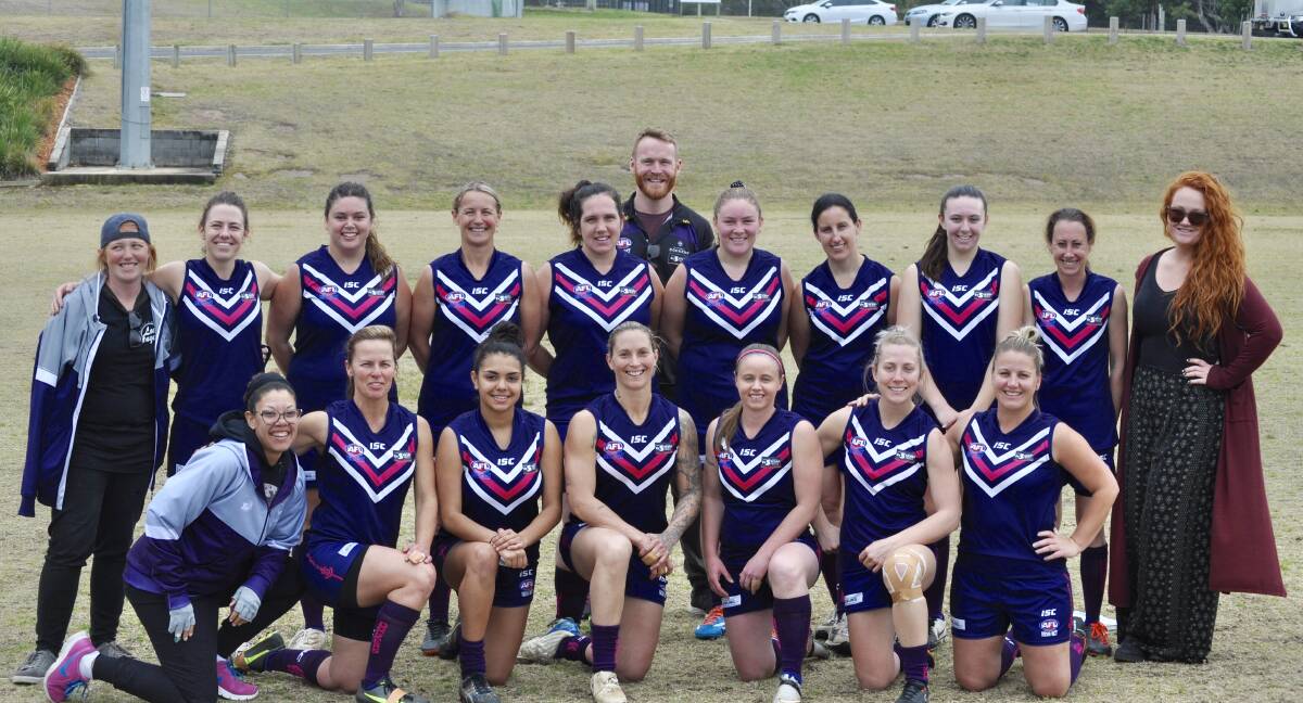Season over: The Ulladulla Dockers women's side gave a great account of themselves and never gave up in their final game of 2018.