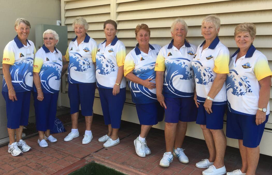 Pennant win: Mollymook Beach Grade 3 district pennant winners (from left) R Fraser, I Wilson, M Adams, K Pope, D Hill, P Moy, L Newton and D Page.