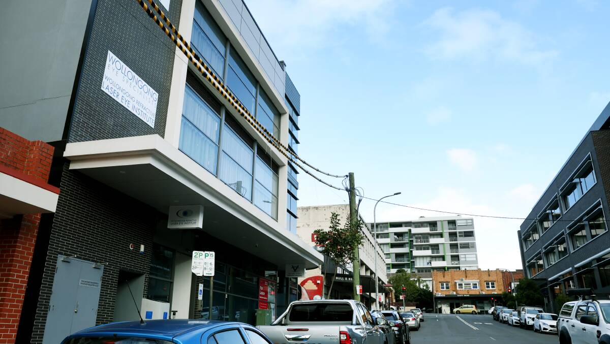 The hospital is located outside Wollongong's main medical precinct, near the Keira Street restaurant strip. Picture by Sylvia Liber