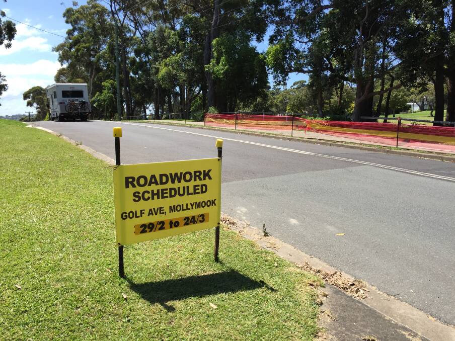 DISRUPTIONS: Golf Avenue will be partially closed to traffic during the upcoming roadworks so please follow the detours and obey signage.