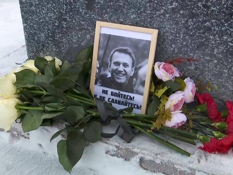 The Russian government has denied involvement in the death of Alexei Navalny. (AP PHOTO)