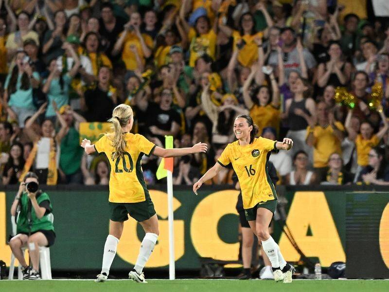 NSW, Queensland and WA have been announced as venues as the Matildas chase the 2026 Asian Cup. (James Ross/AAP PHOTOS)