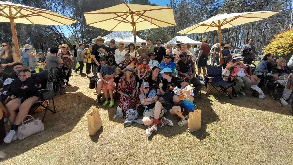 Ulladulla Yarning Mob at the Giiyong Festival. Picture supplied 