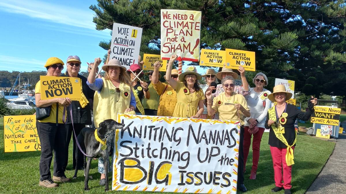Milton Ulladulla's Knitting Nannas group will commence the rally by singing some songs. Picture supplied/file