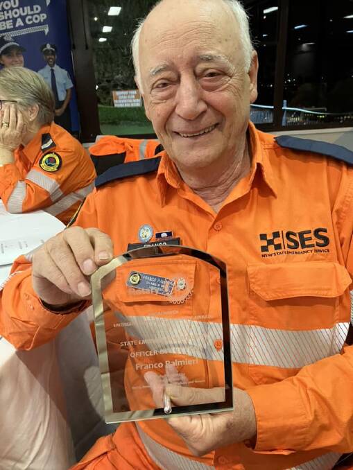 Franco Palmieri was proud to be a member of the Ulladulla SES. Picture supplied 